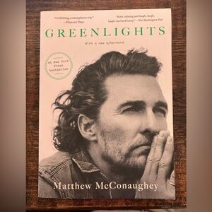 Greenlights by Matthew McConaughey | Paperback Memoir | NYT Bestseller